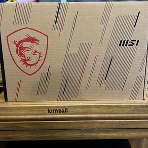 MSI i9 Gaming laptop